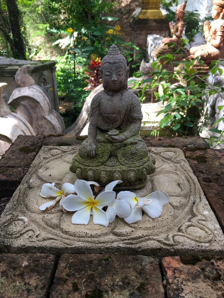 a shrine at Wat Pha Lat in Chiang Mai