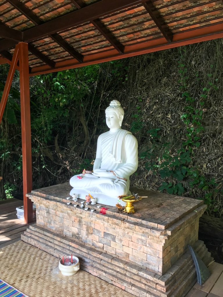 a spot to pray or meditate along Monk's Trail