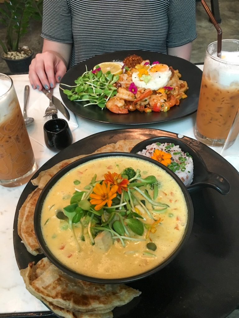 my yellow curry from B Samcook Home16 in Chiang Mai Thailand