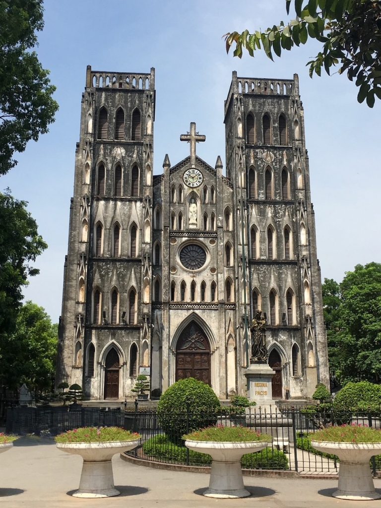 St. Joseph's Cathedral in Hanoi, a great city on our Southeast Asia itinerary