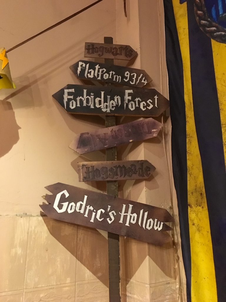 a sign at Always Cafe in Hanoi