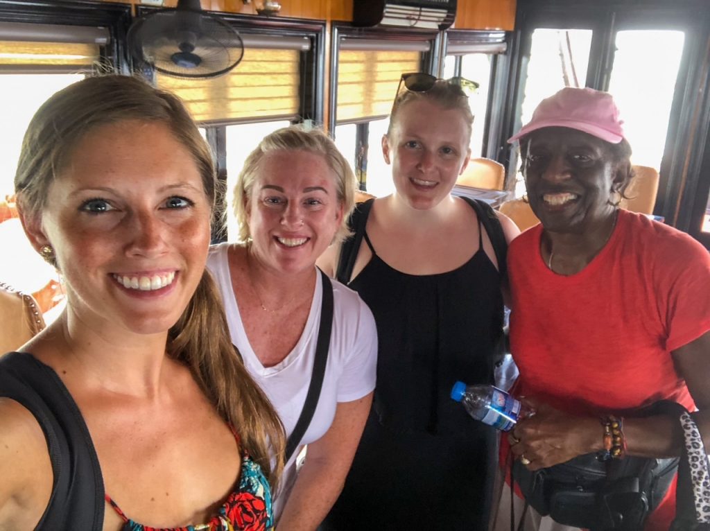 our new friends from our Bai Tu Long Bay overnight cruise