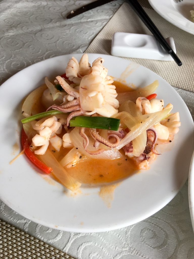 seafood lunch aboard Renea Cruises