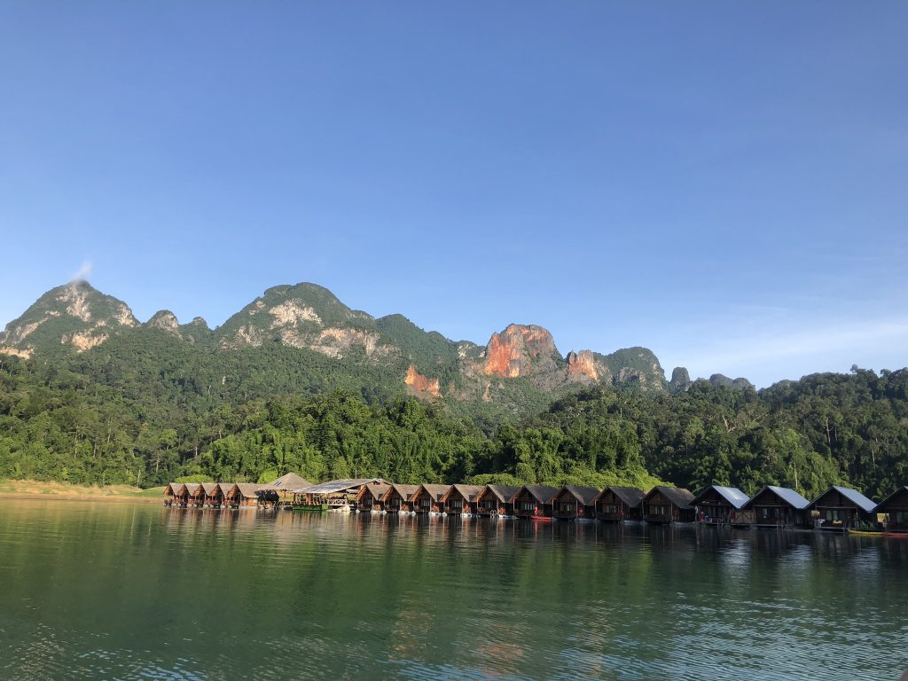 our floating bungalows in Khao Sok National Park