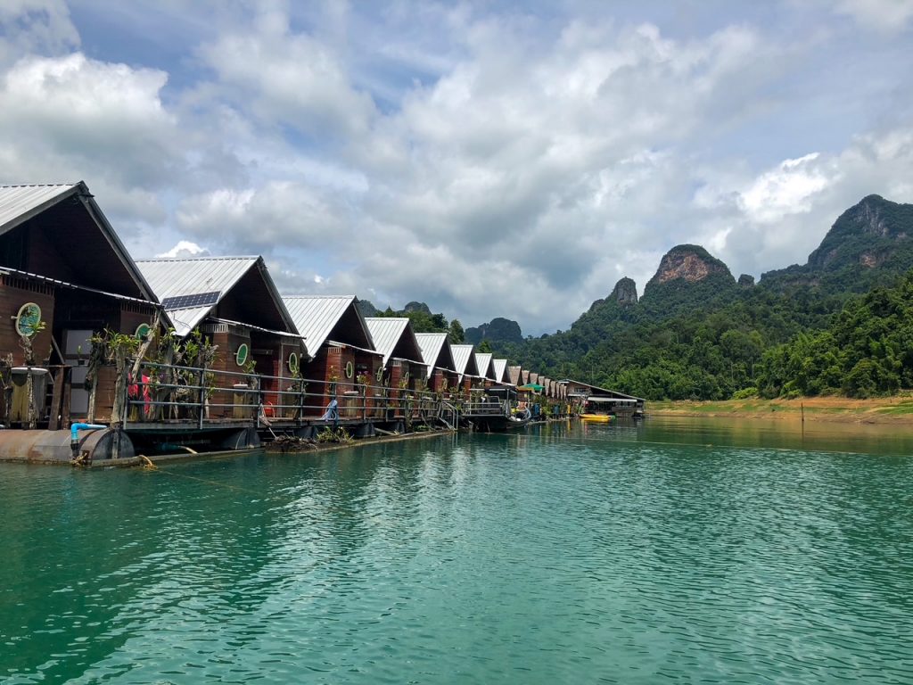 Khao Sok National Park floating bungalows