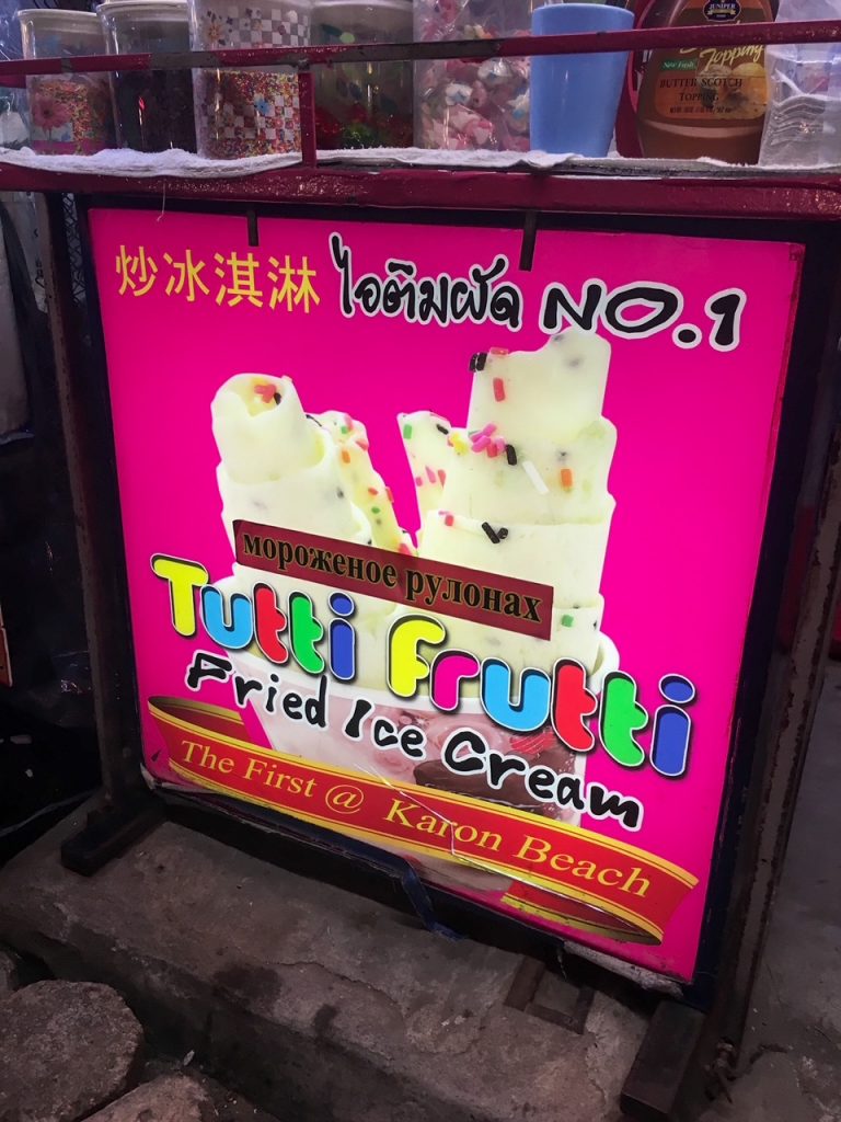 Tutti Fruitti on Karon Beach in Phuket