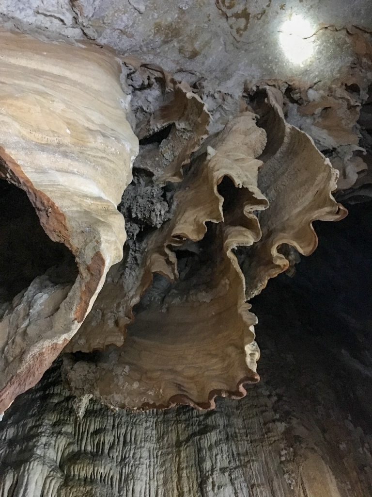 cool formations inside Pakarang Cave at Khao Sok