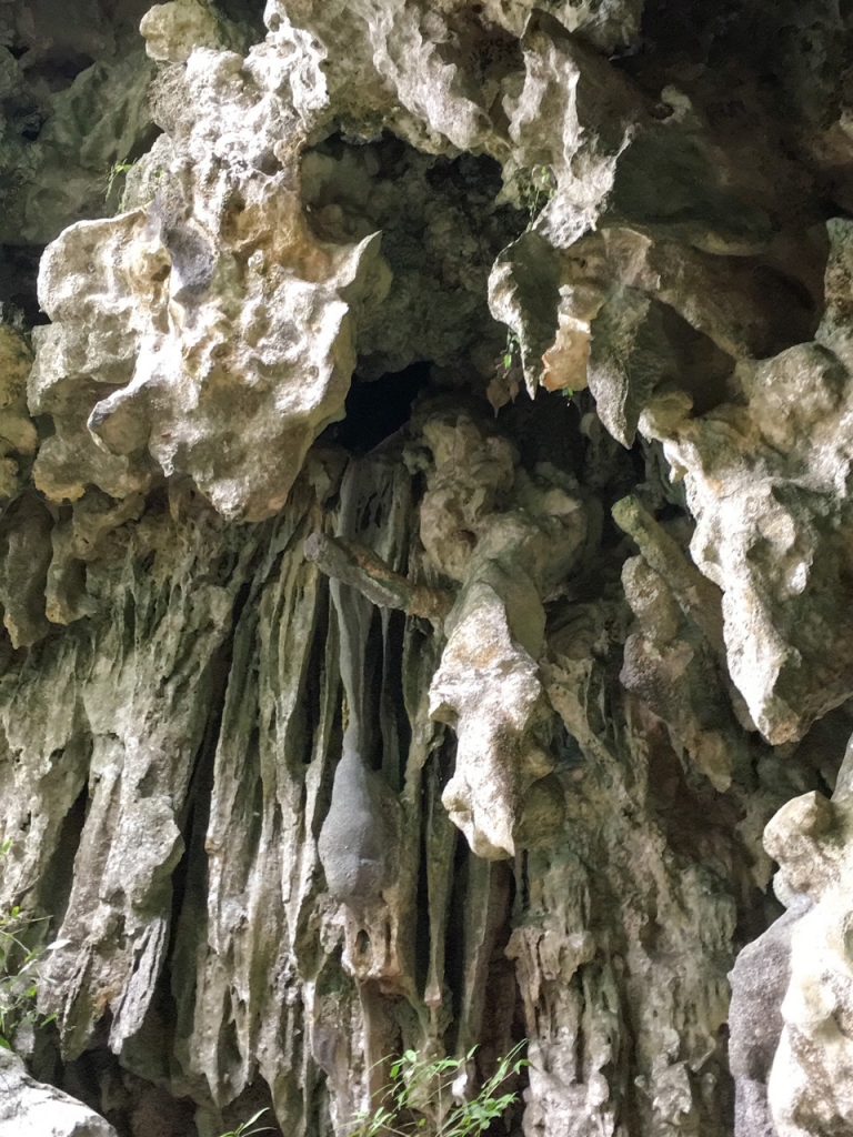 epic formations inside a cave at Khao Sok