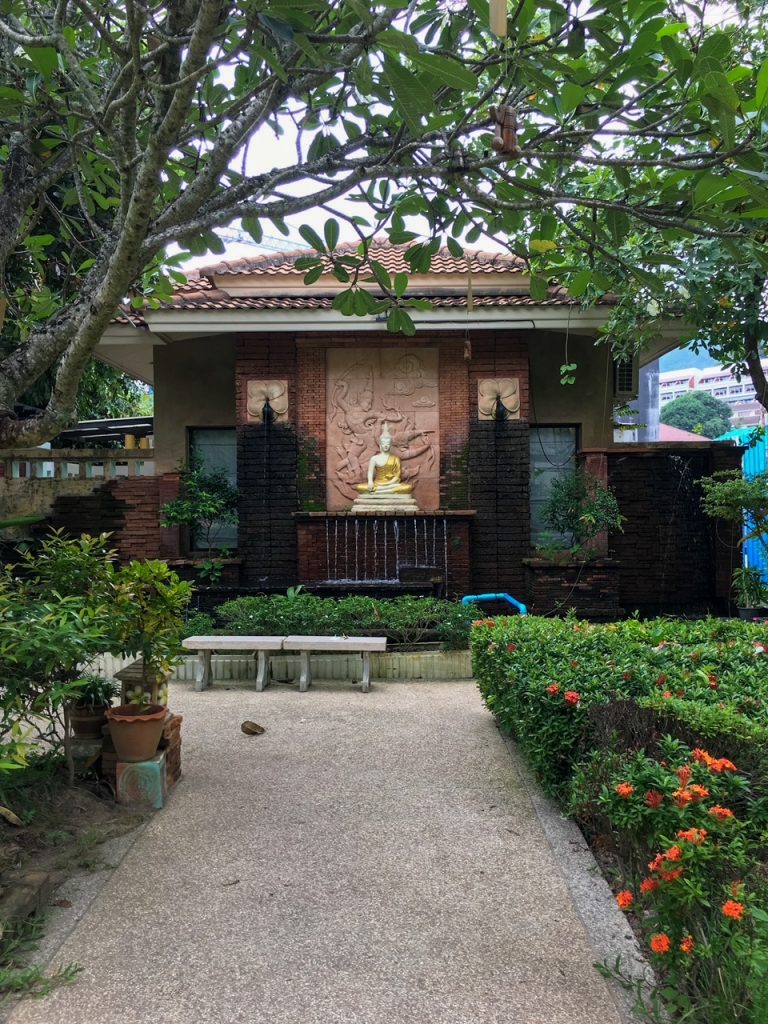 meditation area at the Karon Whale Resort in Phuket