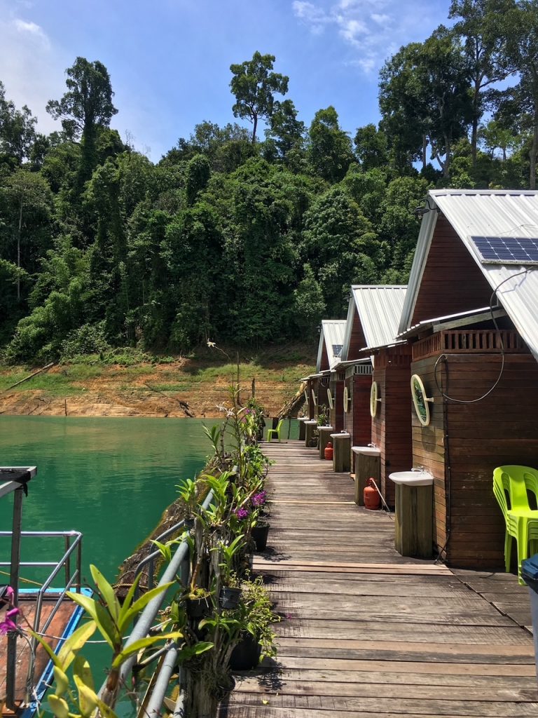 our Khao Sok National Park floating bungalows
