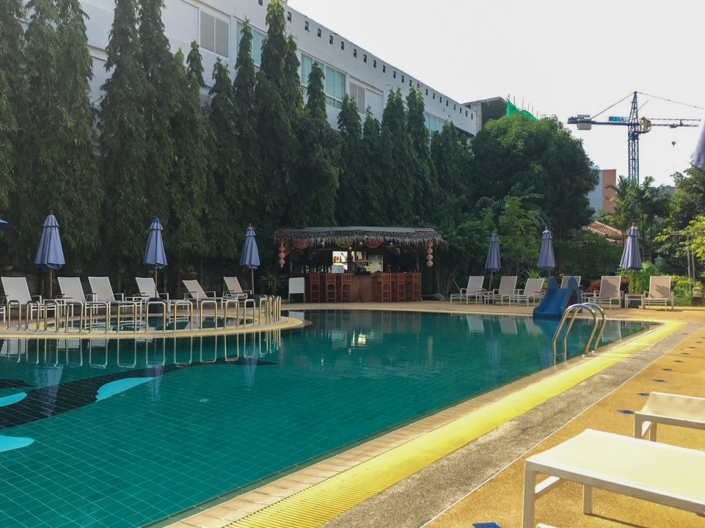the pool at the Karon Whale Resort in Phuket