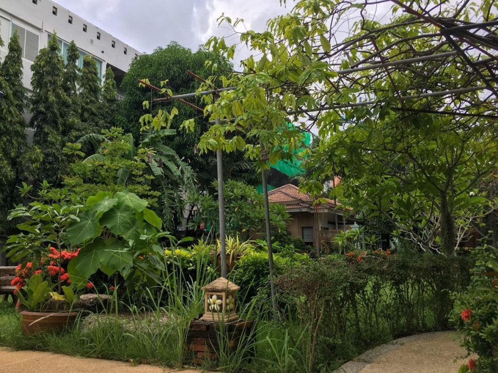 zen garden at the Karon Whale Resort in Phuket