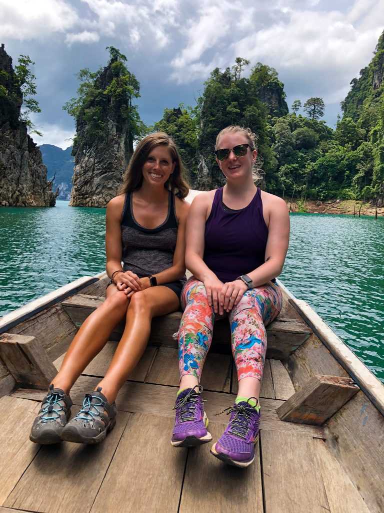 Sara and Candace at Khao Sok National Park