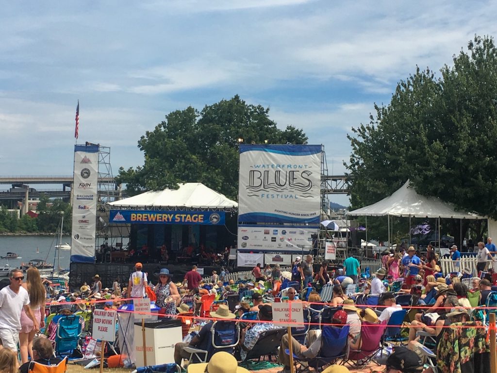 the Waterfront Blues Festival in Portland, Oregon