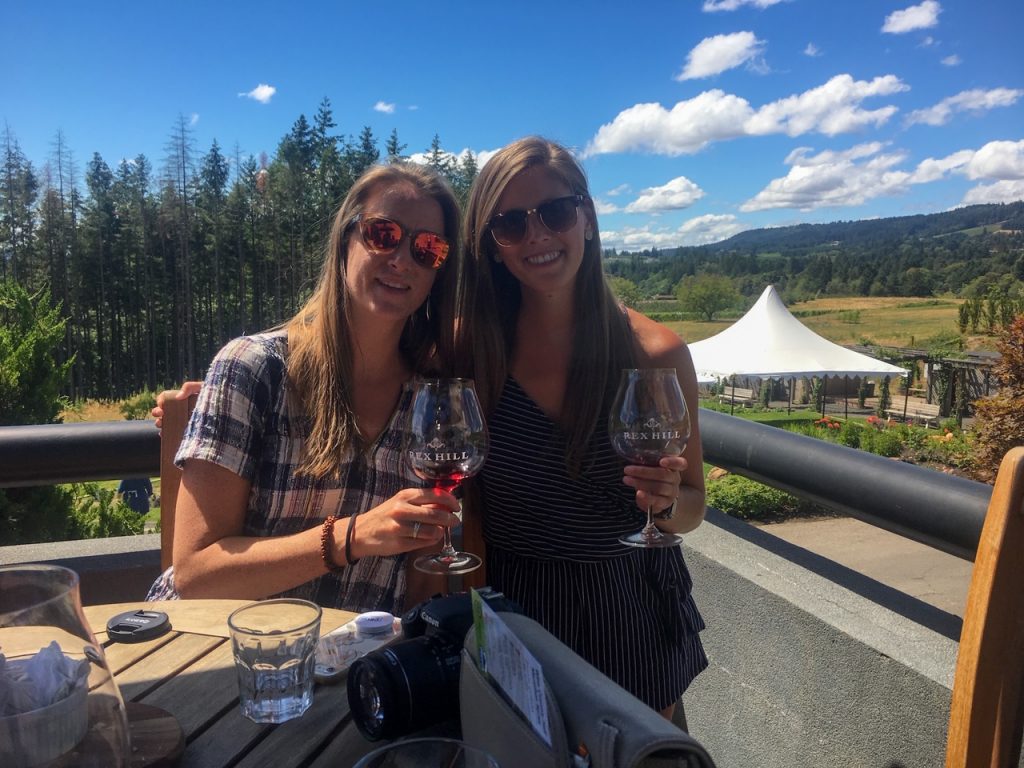 Courtney & Sara at REX HILL in Dundee, Oregon