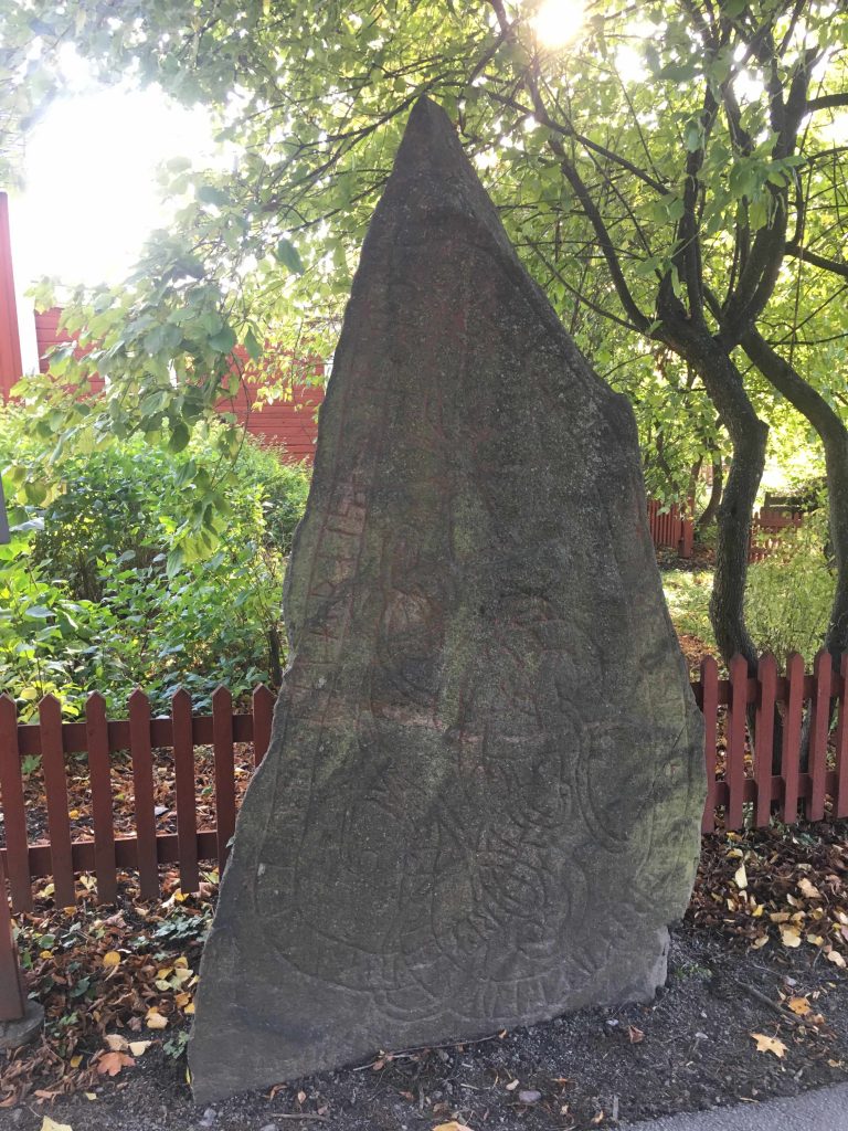 Rune stone preserved at Skansen