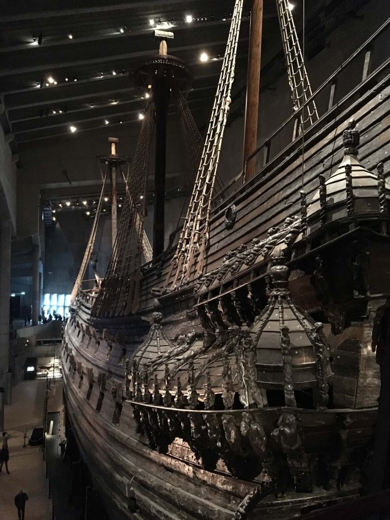 the ship at the Vasa Museum