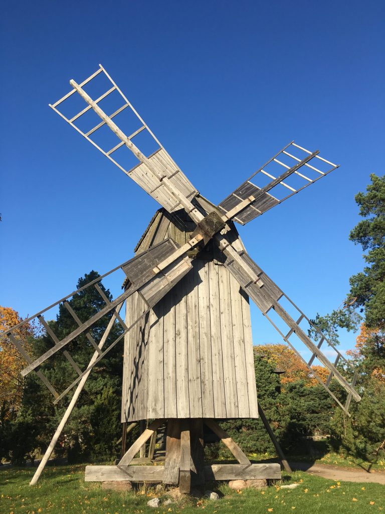 a windmill at Skansen