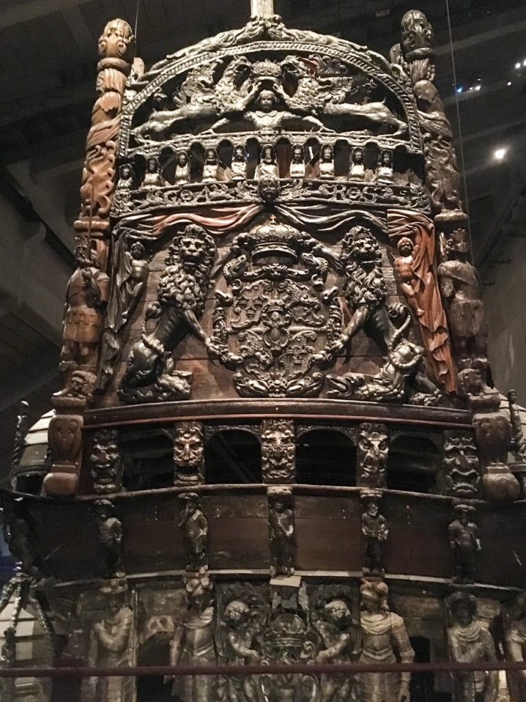 beautiful designs on the Vasa 