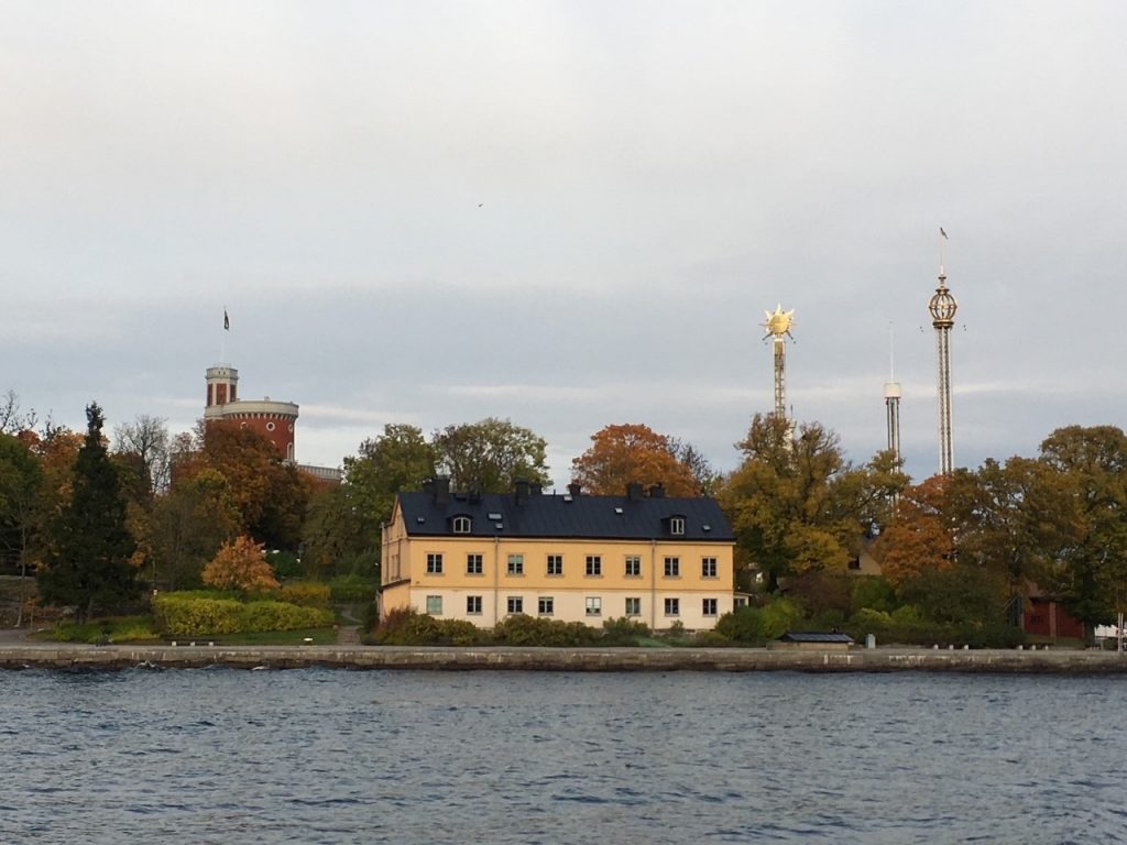 a view of Kastellet from the ferry