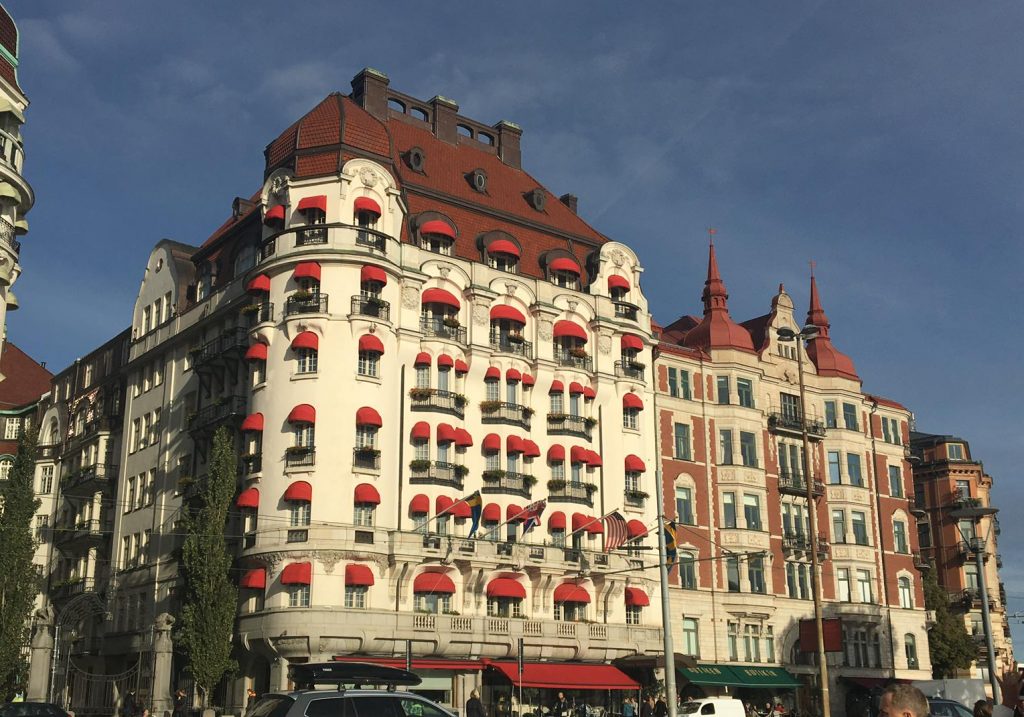 a charming building in Stockholm, Sweden