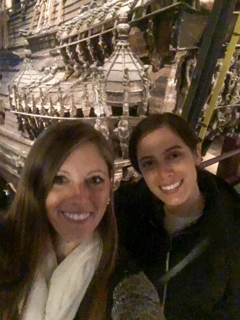us gals at the Vasa Museum