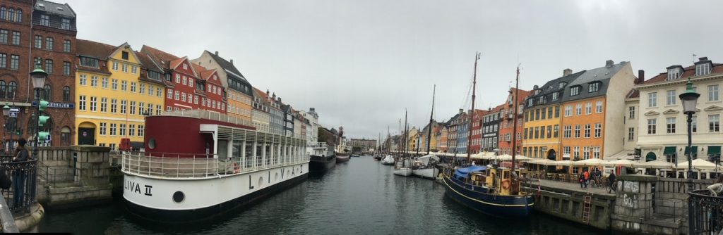 another view of Nyhavn in Copenhagen, Denmark