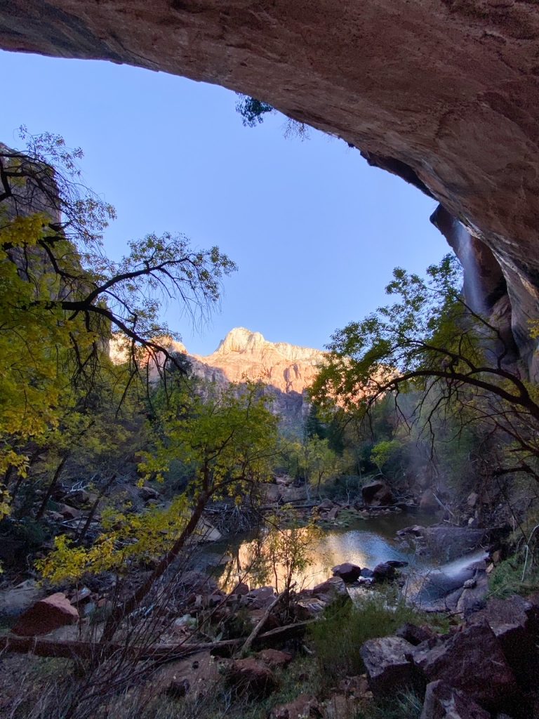 the Emerald Pools Hike at Zion National Park