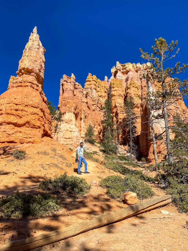 Tim exploring the Queen's Garden at Bryce Canyon National Park