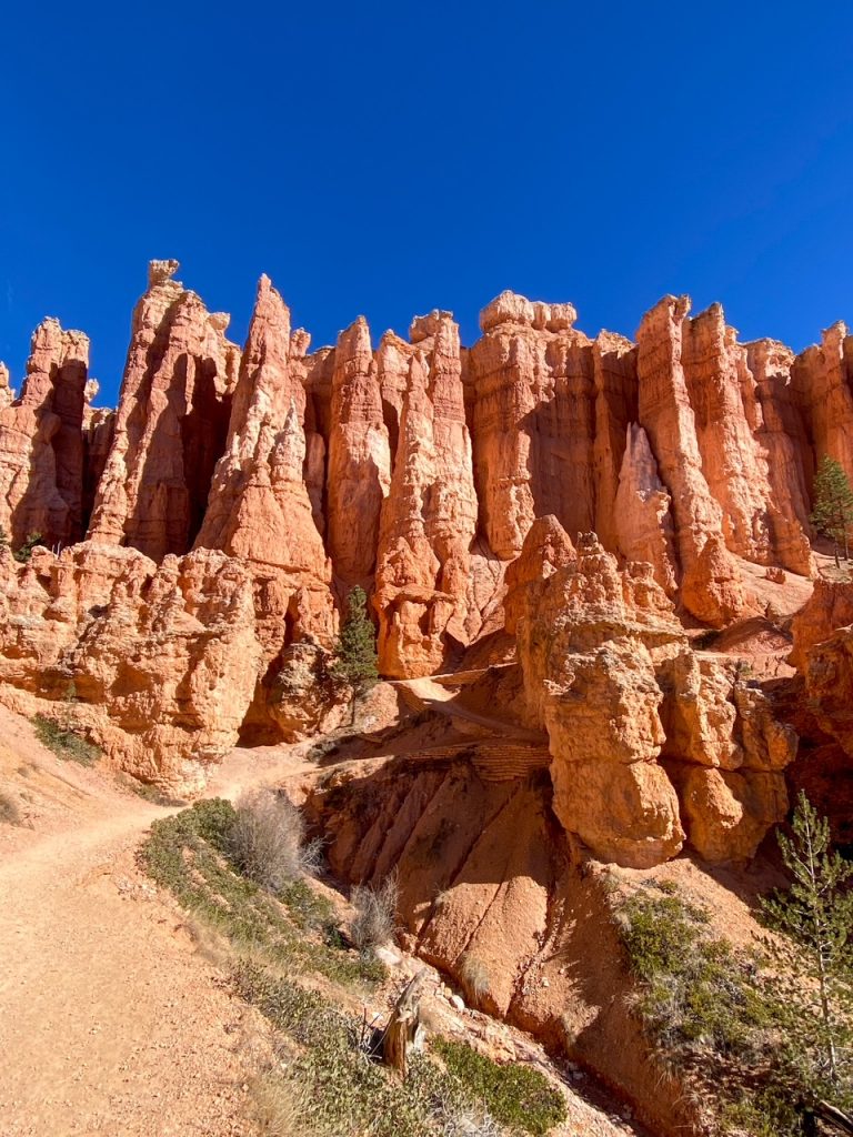 a cool set of hoodoos along the Queen's Garden Trail in Bryce Canyon