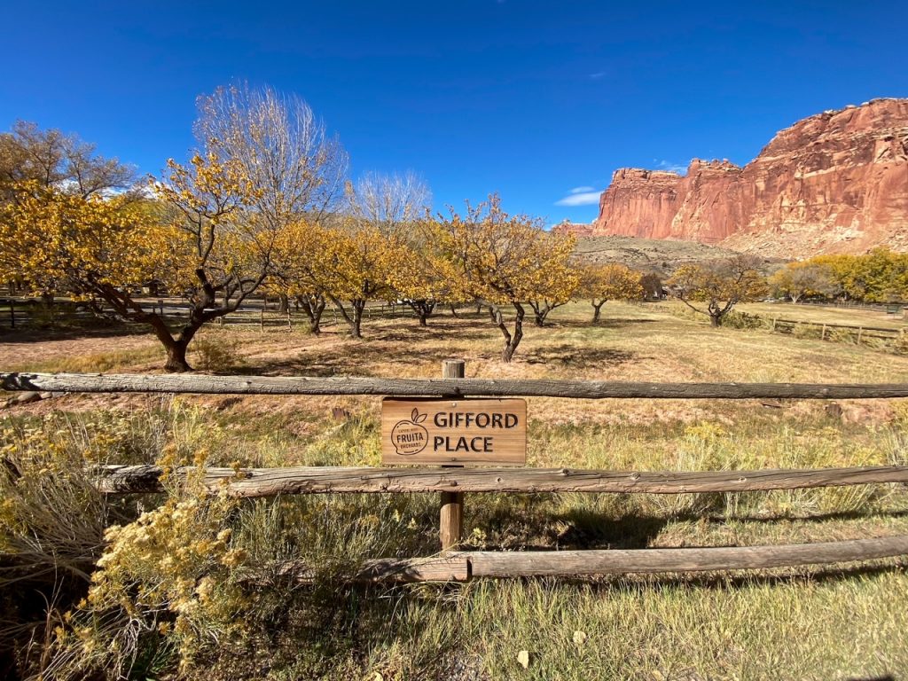 Gifford Homestead - Capitol Reef National Park (U.S. National Park Service)