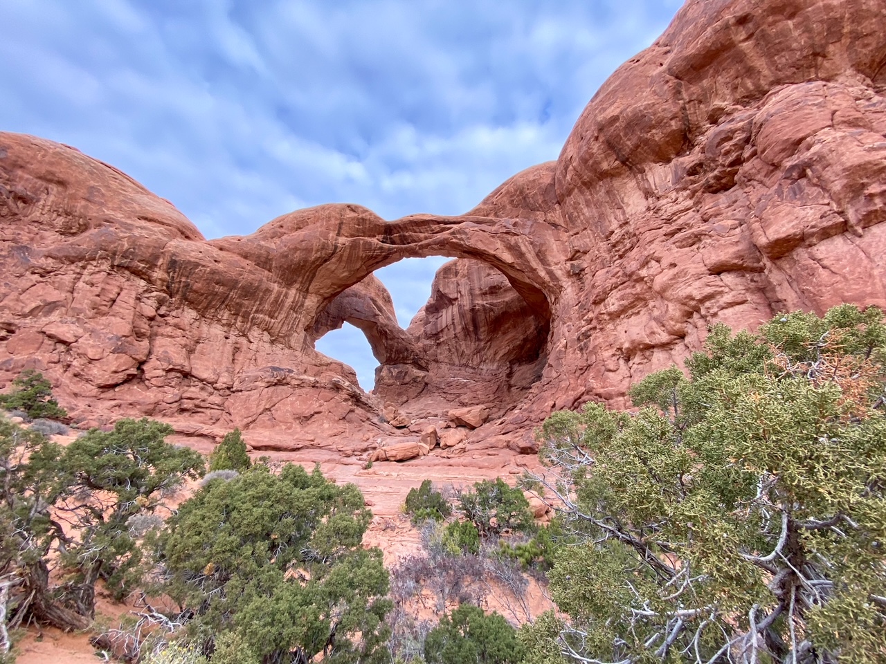 another great hike in Arches National Park - Double Arch
