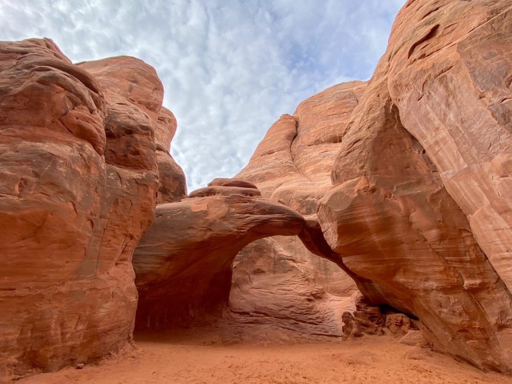 Sand Dune Arch in Arches National Park