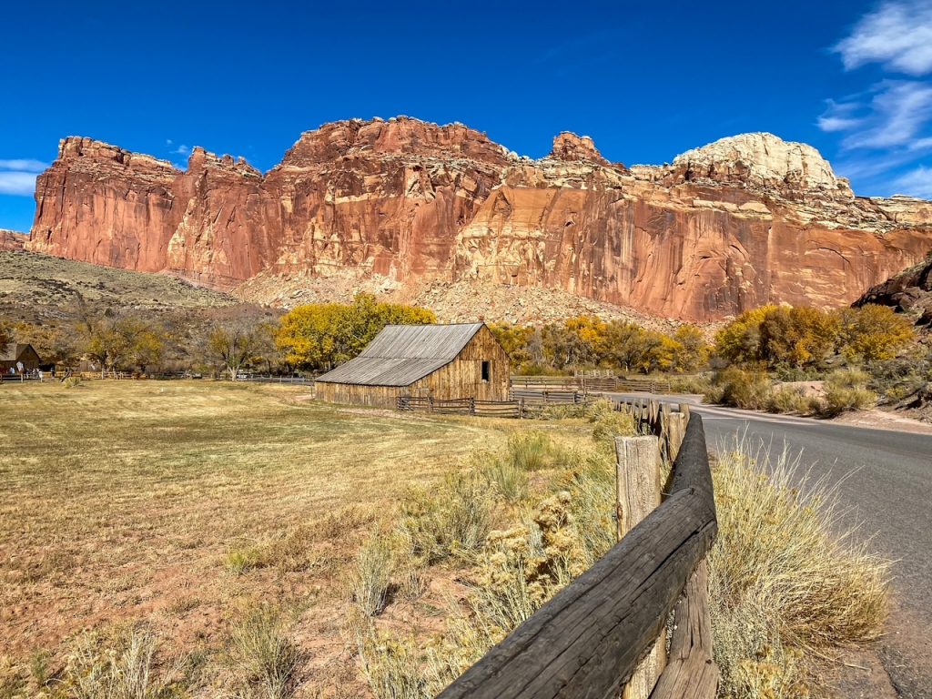 The Gifford Homestead is a must-see during your one day in Capitol Reef National Park