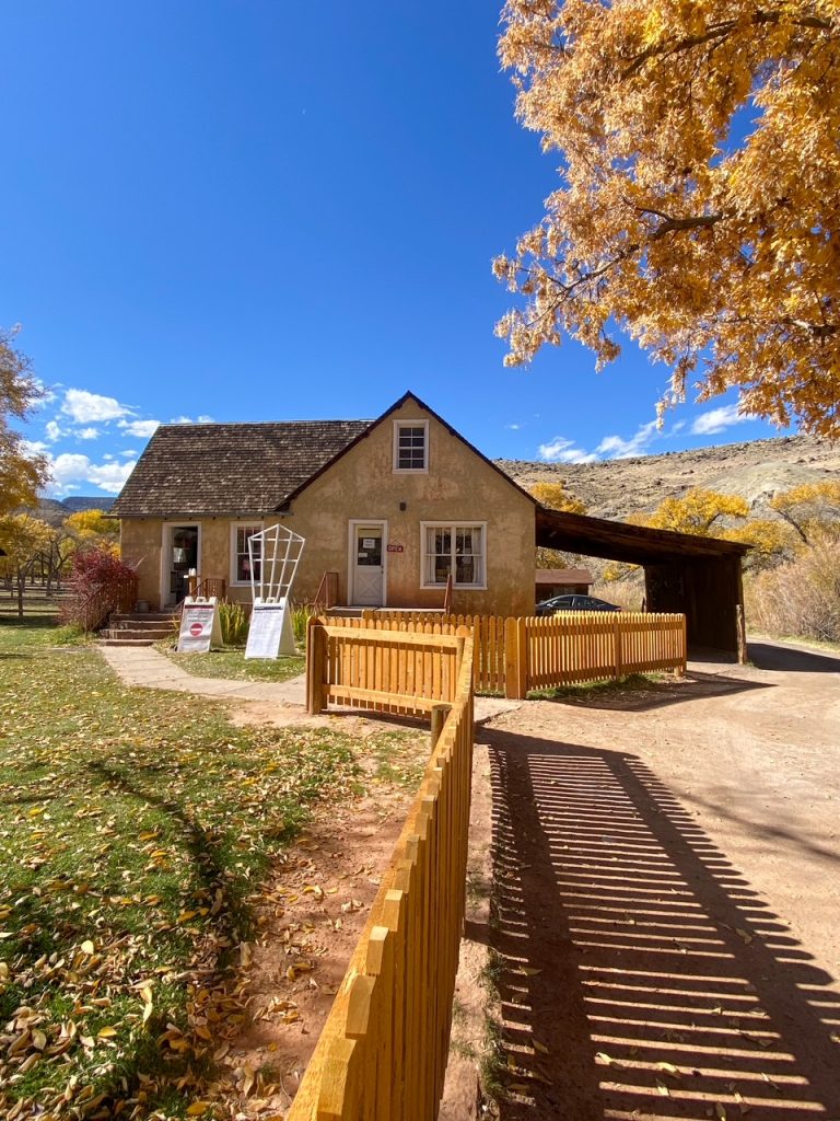 The Gifford House in the Fruita Historic District of Capitol Reef National Park