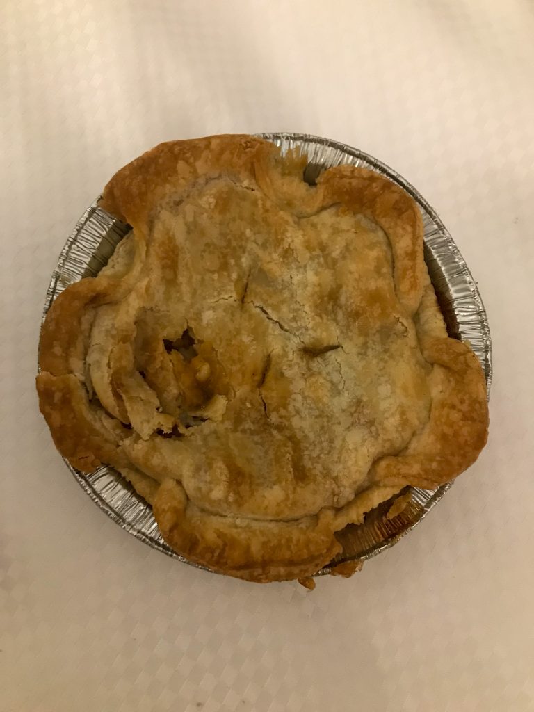 our yummy pie from the Gifford House, one of the highlights of our one day in Capitol Reef National Park