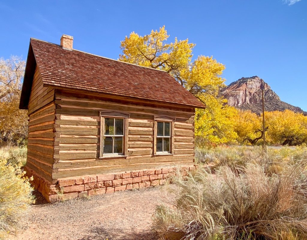 the old Fruita Schoolhouse in the Fruita Historic District should be on your one-day Capitol Reef itinerary