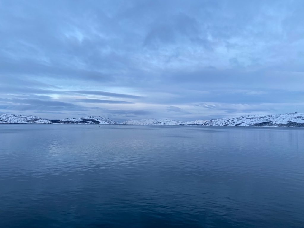 Kirkenes, Norway in the winter