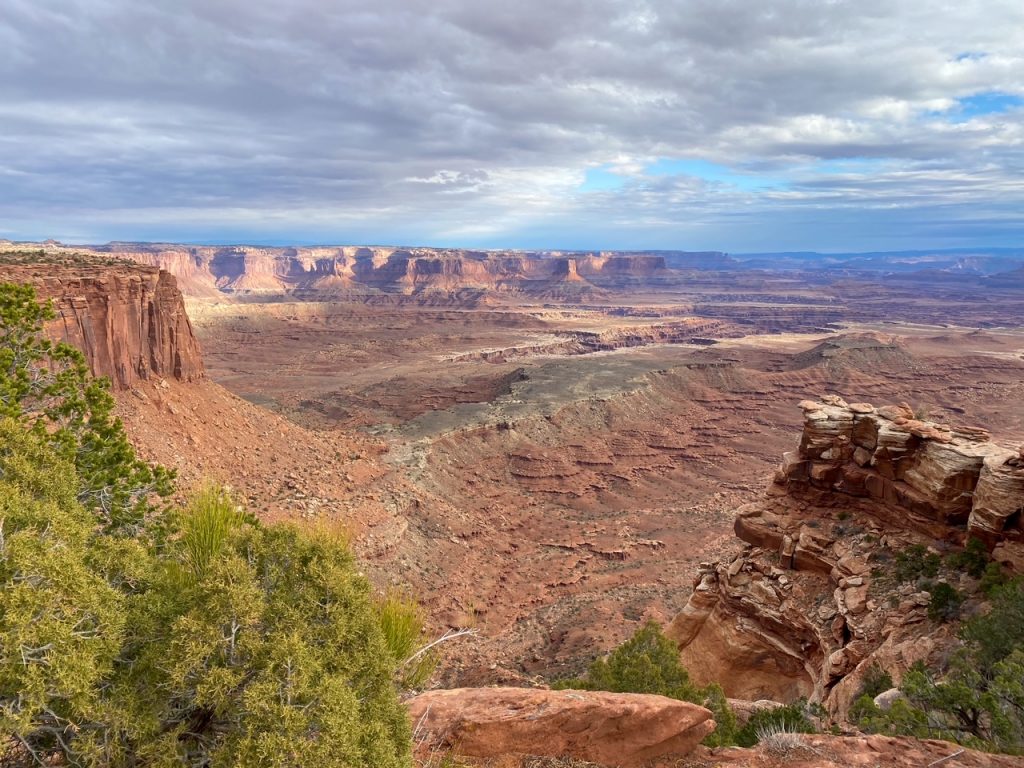 a beautiful view of Canyonlands National Park