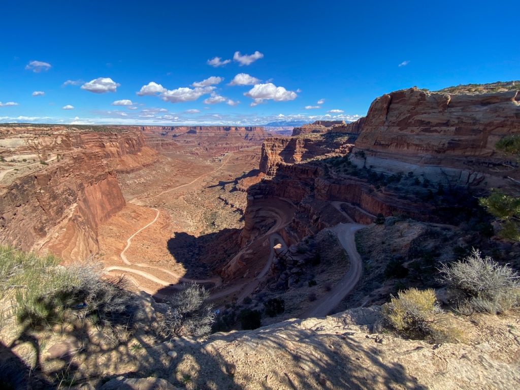 Shafer Canyon Viewpoint at Canyonlands National Park