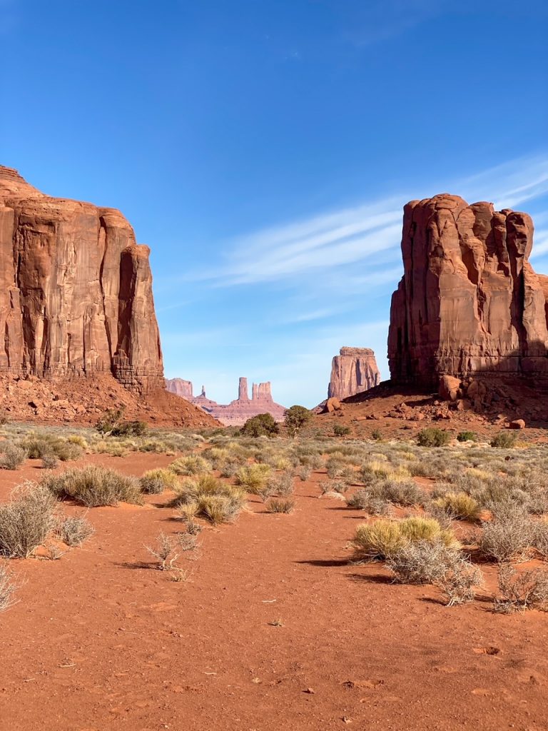 the view from the North Window at Monument Valley 