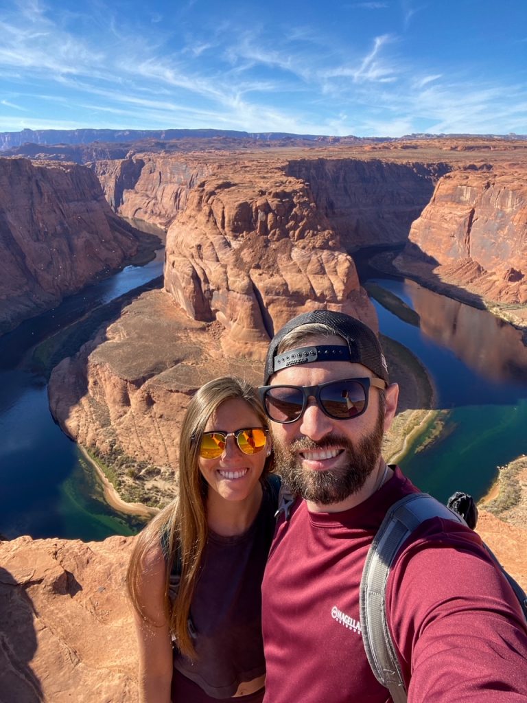 Tim and I in front of Horseshoe Bend