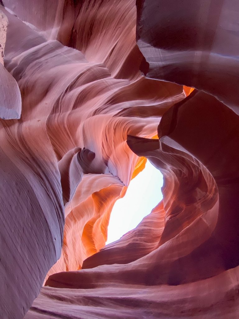 another beautiful view from inside Lower Antelope Canyon