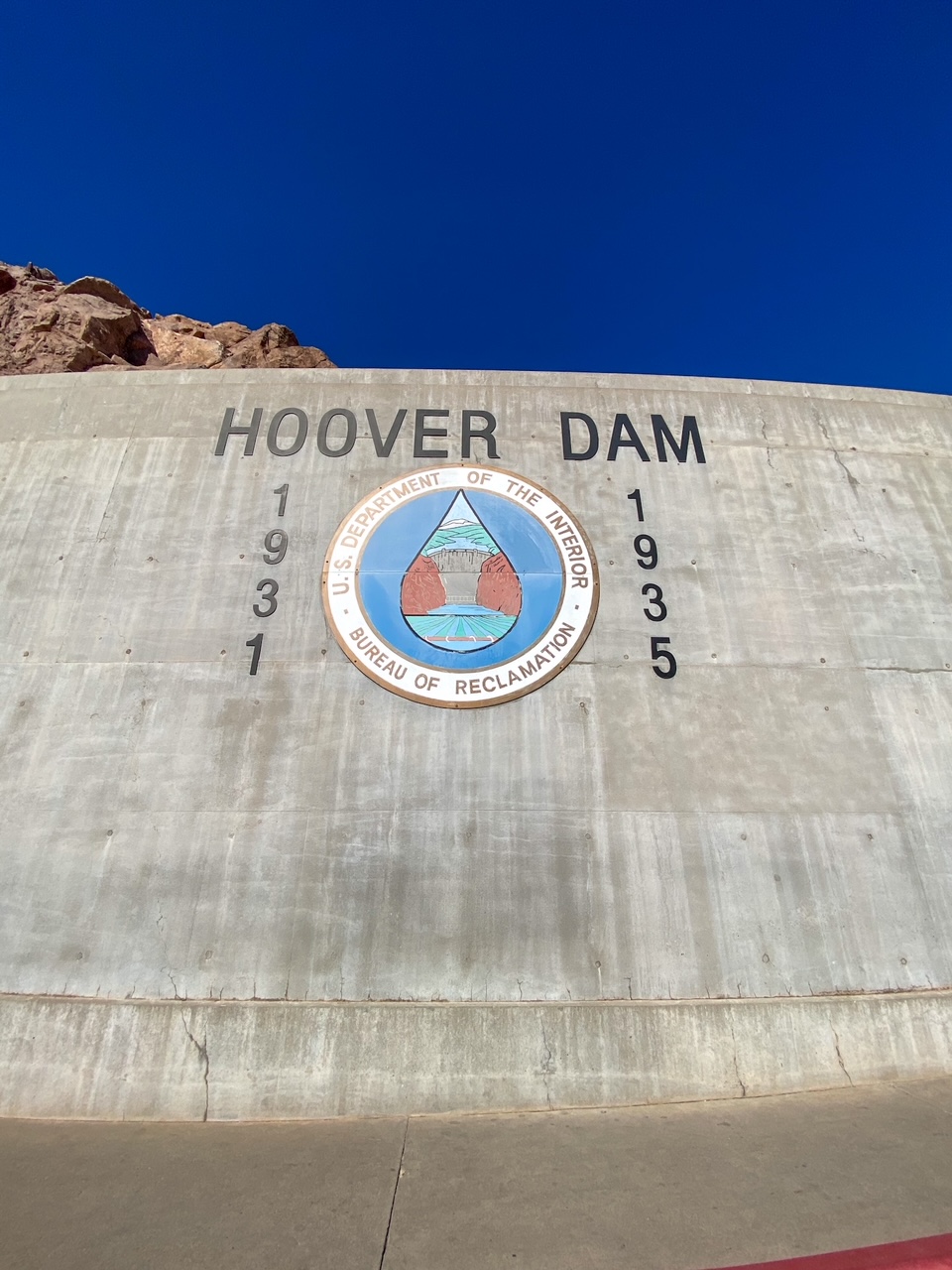 the Hoover Dam, a great place to visit near Las Vegas