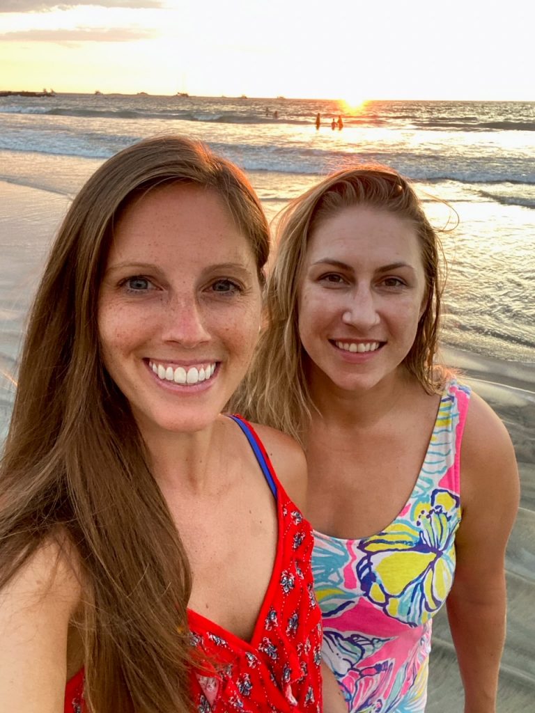 me and Kristen on Tamarindo Beach