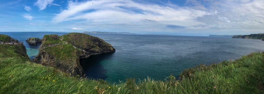 Carrick-a-Rede Rope Bridge Pano