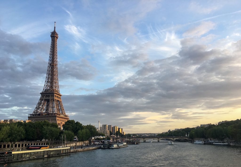 the Eiffel Tower in Paris, France, a potential add-on to your 2-week summer Europe itinerary