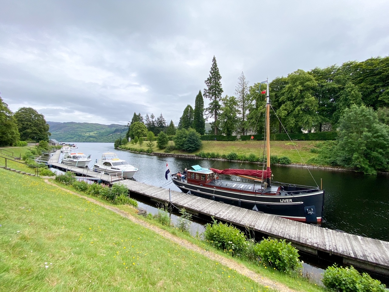 the Caledonian Canal at Fort Augustus