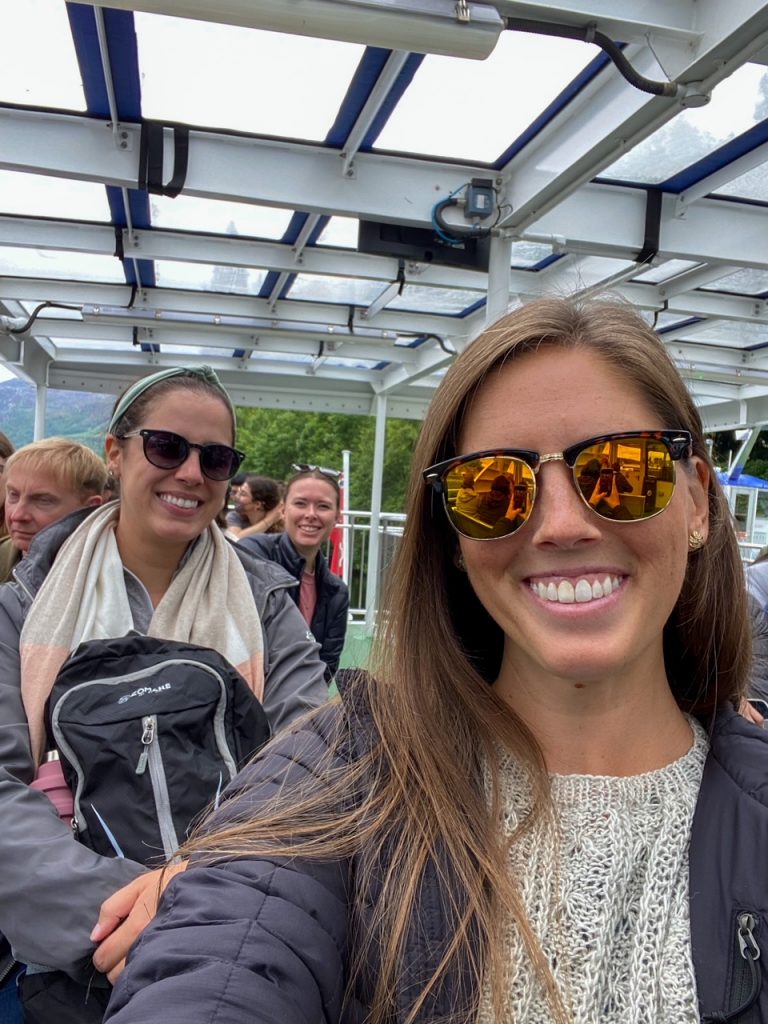 the girls on the Loch Ness Cruise