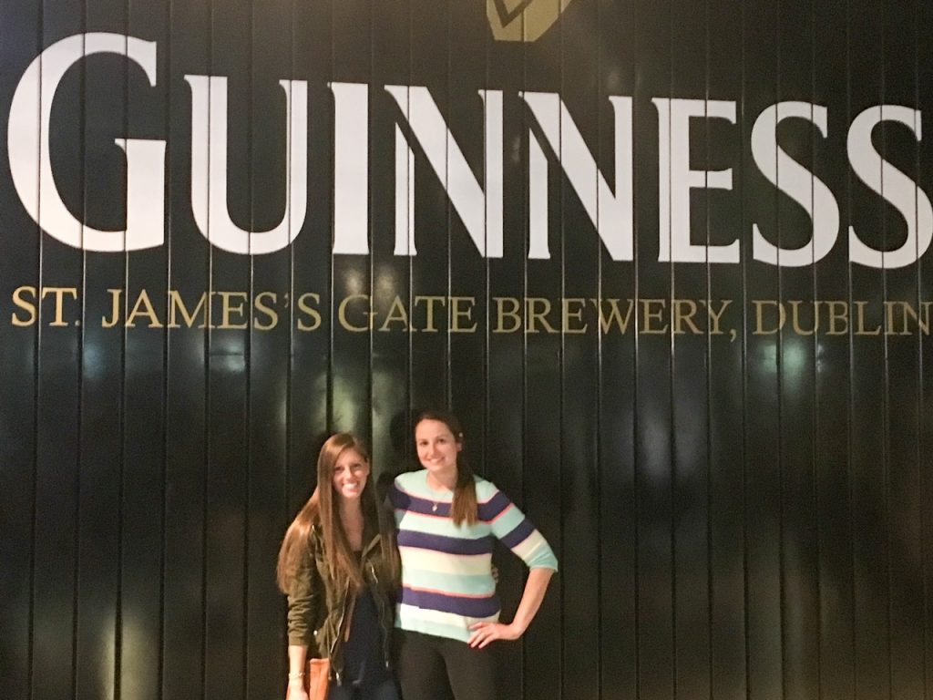 the Guinness Storehouse in Dublin, Ireland